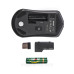 Миша бездротова, 4 кнопки, оптична, 1600 DPI, USB, чорна, Maxxter Mr-403