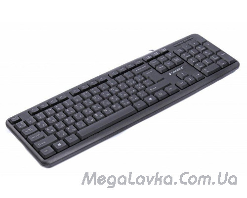 Клавиатура Gembird KB-103-UA, PS/2, украинская раскладка, черный цвет
