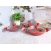 Набір посуду (омлетниці), антипригарним покриттям (Туреччина), OMS 3004.04.05-Red