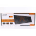 Клавиатура A4Tech KRS-85 USB (Black), X-slim w/Ukr Comfort Key
