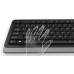 Клавиатура A4Tech FK10 (Grey) Fstyler Sleek MMedia Comfort, USB, Black+Grey, (US+Ukrainian+Russian)