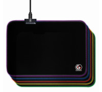 Коврик игровой со светодиодной подсветкой 300 x 800 мм геймерский черный Gembird MP-GAMELED-L