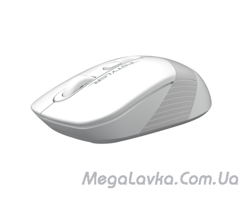 Мышь беспроводная бесшумная Fstyler, USB, 2000dpi, A4Tech FG10S (White)