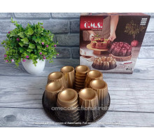 Форма для выпечки кекса с антипригарным покрытием 26 см, (Турция), OMS 3280-26-Gold
