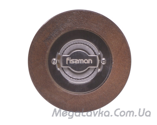 Млин для солі і перцю з металевим механізмом дерев'яна 11 × 5 см Fissman 8092