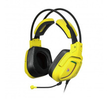 Наушники игровые с микрофоном, желтый цвет, 7.1 звук, RGB подсветка, USB A4Tech G575 Bloody (Punk Yellow)