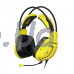 Ігрові навушники з мікрофоном, жовтий колір, 7.1 звук, RGB підсвічування, USB A4Tech G575 Bloody (Punk Yellow)