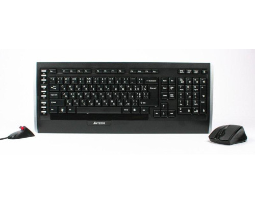 Комплект беспроводной клавиатура + мышь V-Track (Black) A4Tech 9300F (GR-152+G9-730FX)