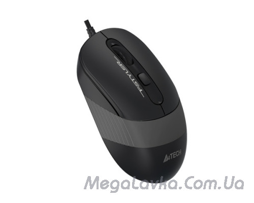 Мышь проводная A4tech Fstyler, USB, 1600dpi, A4Tech FM10 (Grey)