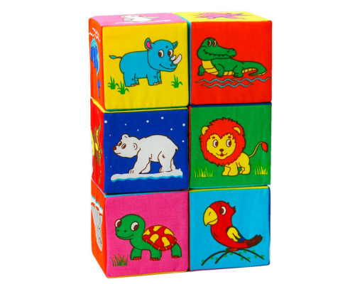 Игрушка мягконабивная "Набор кубиков" МС 090601-11