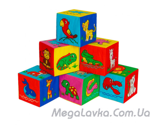 Игрушка мягконабивная "Набор кубиков" МС 090601-11