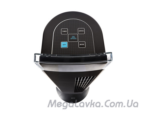 Вентилятор підлоговий з іонізацією та обертанням ECG FS 91 T Black