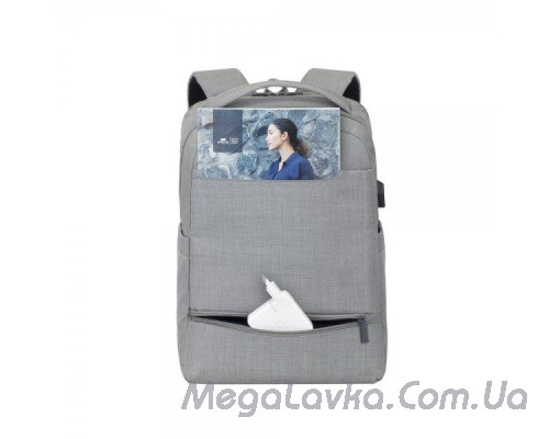 Рюкзак для ноутбука 15.6" (Коллекция: Biscayne) RIVACASE 8363 (Grey)