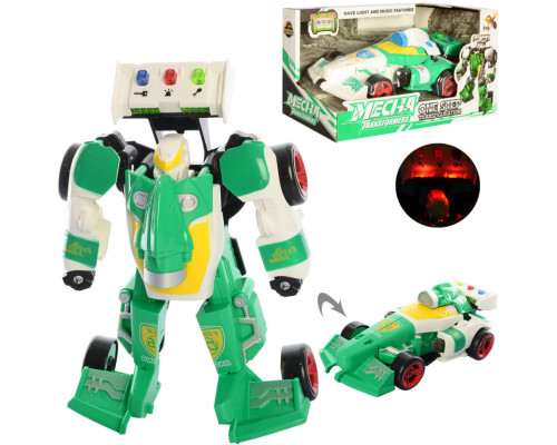 Дитячий трансформер D622-H04 робот+машинка (Зелена)