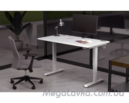 Комп'ютерний стіл з електричним регулюванням висоти 71-122 cm, блок розеток, Cougar Royal 150 Black