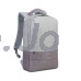 Рюкзак для ноутбука 15.6", Водоотталкивающий, антивор, Серый с синим RIVACASE 7562 (Grey/Mocha)