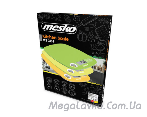 Весы кухонные Mesko MS 3159 green