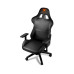 Кресло геймерское, дышащая экокожа, стальной каркас, черный+оранжевый Cougar Armor Black