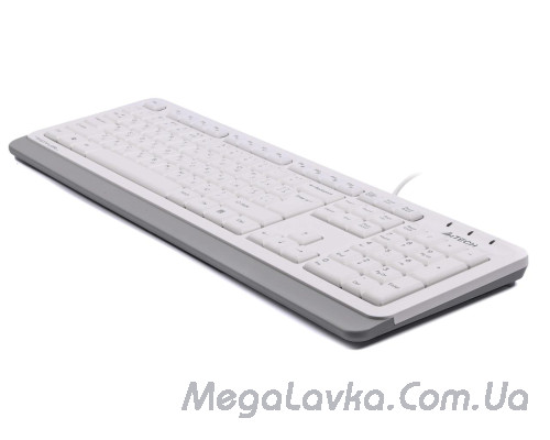 Клавіатура A4tech Fstyler Sleek Mmedia Comfort, USB, (US+Ukrainian+Russian) A4Tech FKS10 (White)