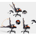 Крісло геймерське, дихаюча екошкіра, сталевий каркас, чорний + помаранчевий Cougar Armor Black / Orange